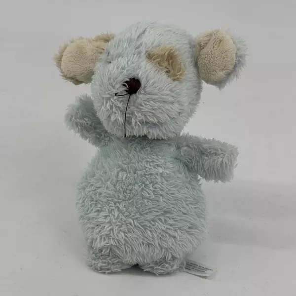 Baby Ganz Wuzzies Beanbum Blue Puppy Plush Rare 6.5”