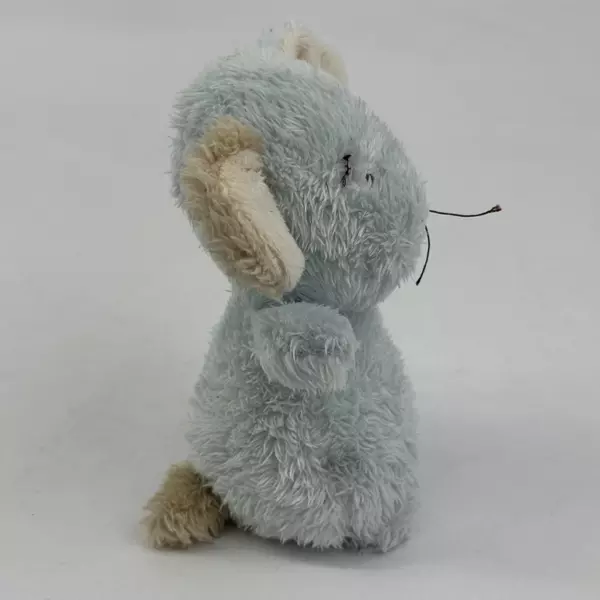 Baby Ganz Wuzzies Beanbum Blue Puppy Plush Rare 6.5”