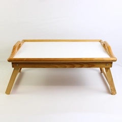 Wood Folding Lap Serving Tray Desk Bed Tea Breakfast Dinner TV Table Top