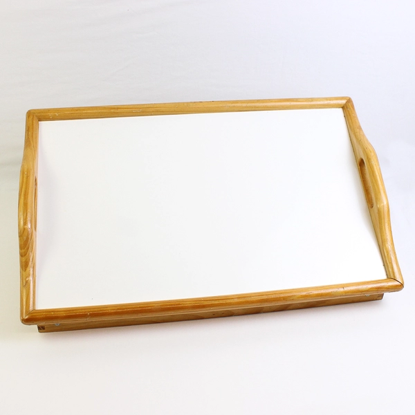 Wood Folding Lap Serving Tray Desk Bed Tea Breakfast Dinner TV Table Top