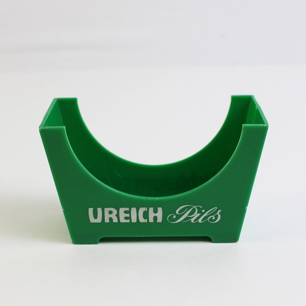 Ureich Pils Green Plastic Collectible Beer Mat Coaster Holder