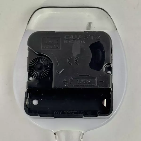 Wine Glass Shaped Battery Operated Desk Clock Works