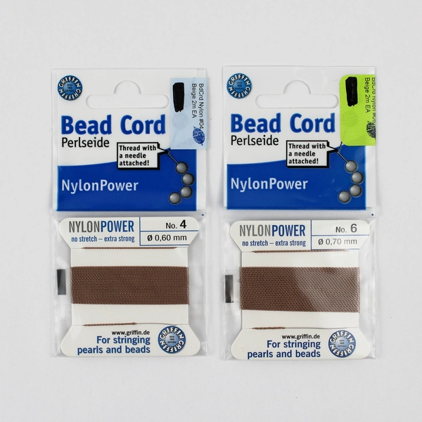 Lot of 6 Griffin Bead Cord Nylon Power and High Performance Sizes 4 5 6
