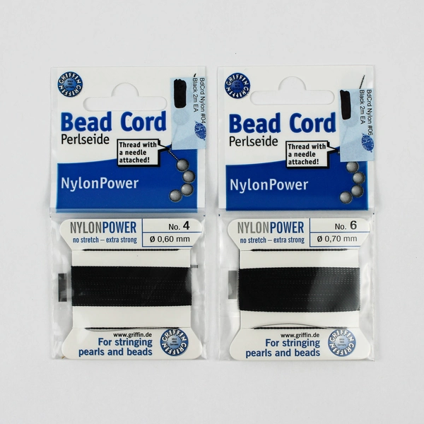 Lot of 6 Griffin Bead Cord Nylon Power and High Performance Sizes 4 5 6