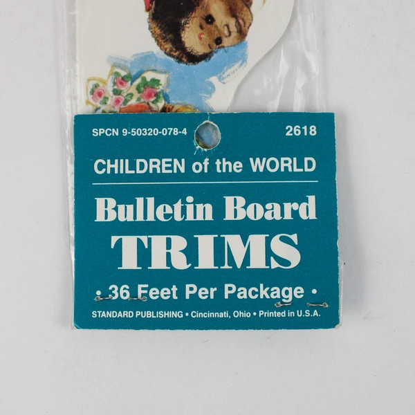 VTG Standard Publishing Children Of The World Bulletin Board Trims 21 ft Total