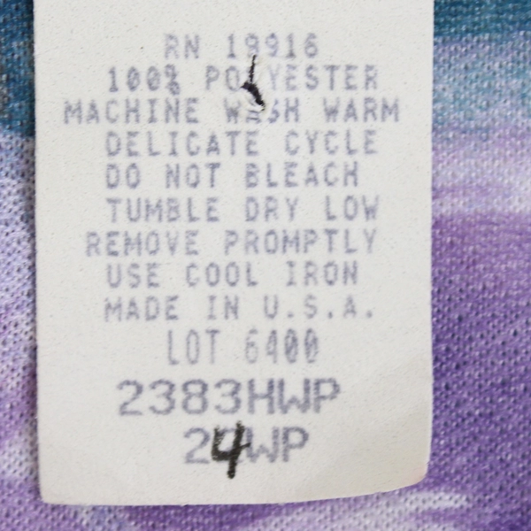 Nancy 2 Women's 24W Petite Purple Floral Blouse with Rouched Waist