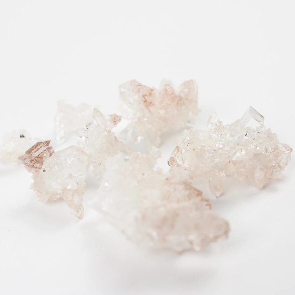 Lot of 7 Small Clear Colorless Apophyllite Crystal Clusters 22 Grams