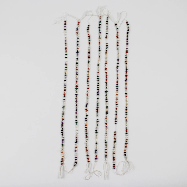 7 Strand Lot Colorful Glass Beads 2mm to 4mm DIY Jewelry Making