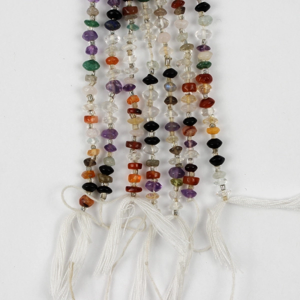 7 Strand Lot Colorful Glass Beads 2mm to 4mm DIY Jewelry Making