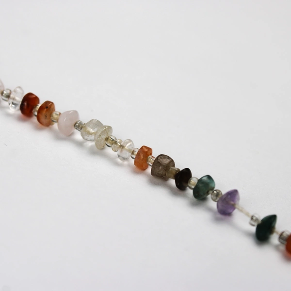 7 Strand Lot Colorful Glass Beads 2mm to 4mm DIY Jewelry Making