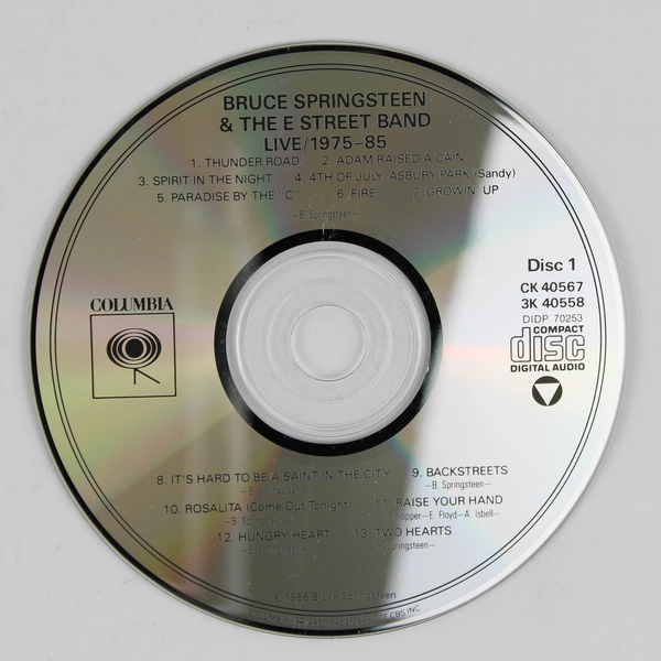 Bruce Springsteen LIVE 1975-85 CD - C3K 40558/CK 40567