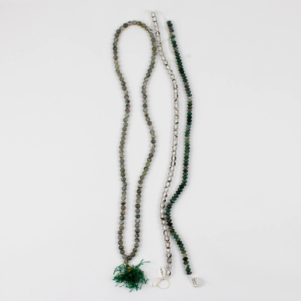 Lot of Moss Agate and Lodolite Garden Quartz Beads 5mm to 8mm DIY Crafts