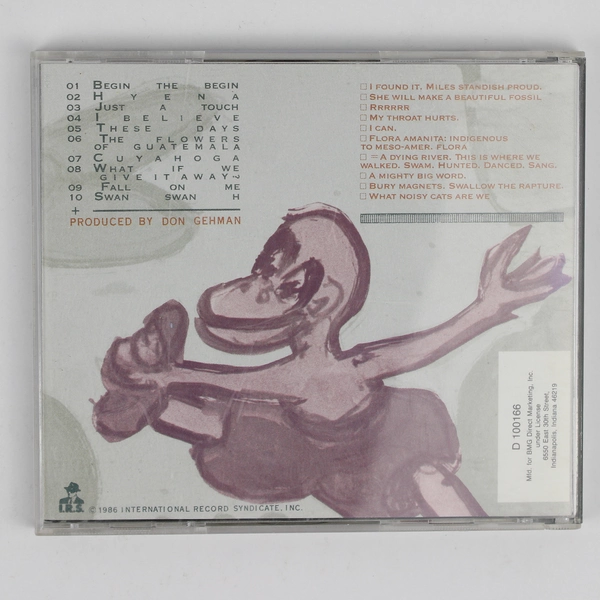 Life's Rich Pageant CD, REM 1986 IRSD-5783