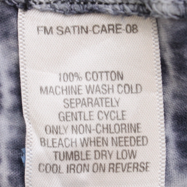 Great Northwest Indigo Women's Plus 3X Tie Dye Gray And White Blouse