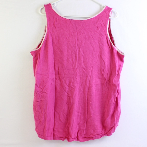 Lane Bryant Women's 22/24 Pink Wide Strap Stretch Tank Top