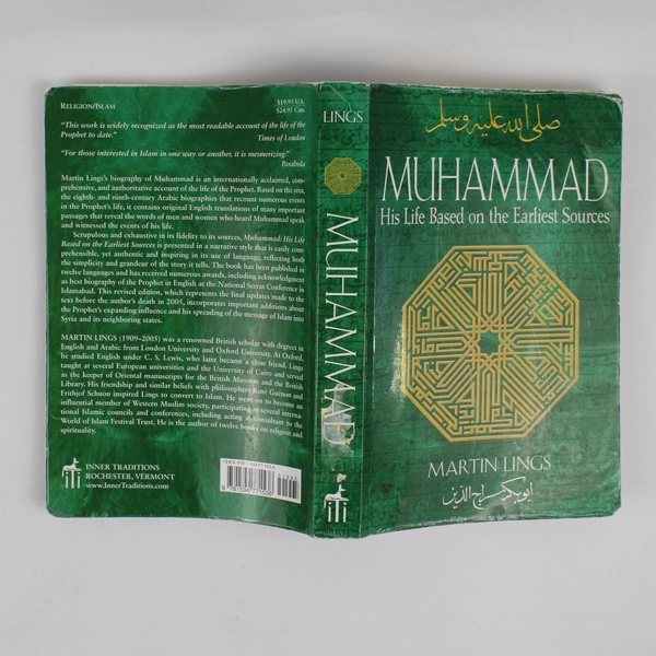 Muhammad His Life Based on the Earliest Sources by Martin Lings 2006 Paperback