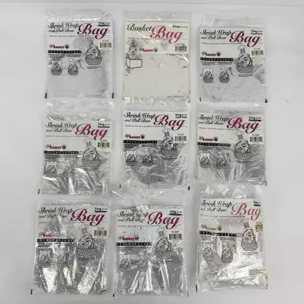 Lot of 10 Basket Bags For Easter Baskets Birthdays