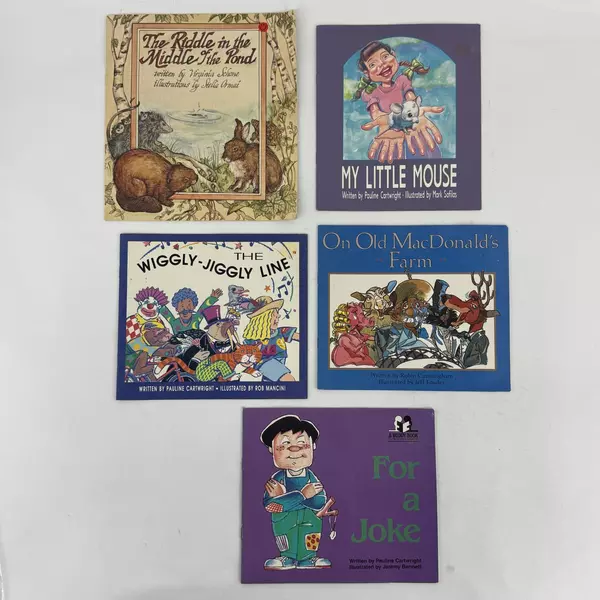 Lot of 5 Contemporary Children's Books for Beginner/Intermediate Readers