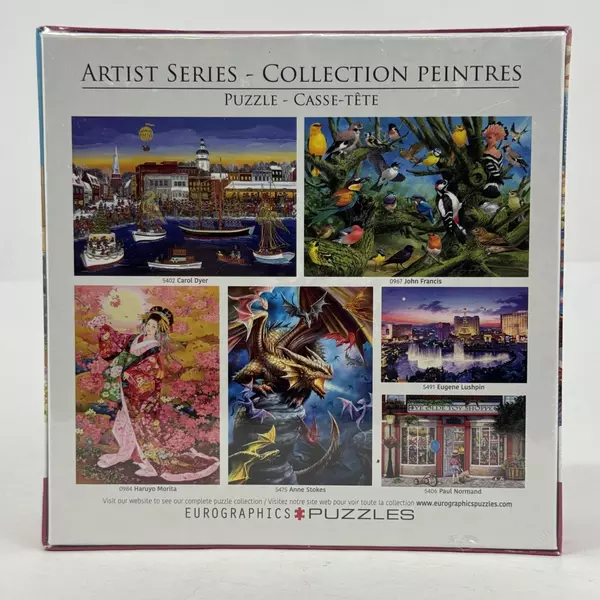 500-Piece Eurographics Jigsaw Puzzle The Quilt Workshop