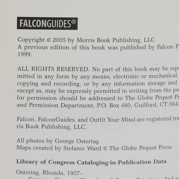 Camping Oregon by Rhonda & George Ostertag 2nd Edition 2005 Paperback