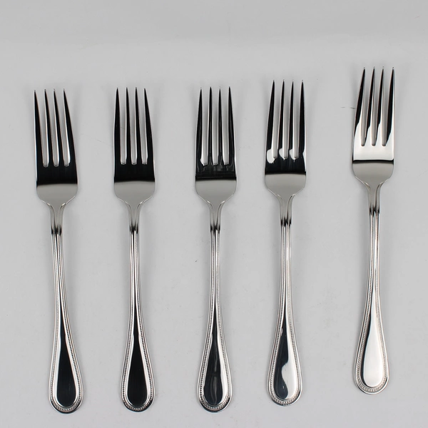 Lot Of 5 Martha Stewart Flatware MFS7 (Stainless) Dinner Forks 8.5" Long