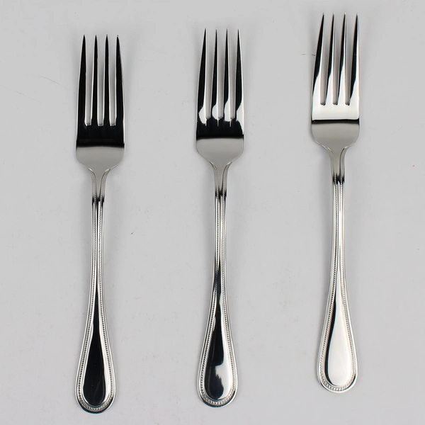 Lot Of 3 Martha Stewart Flatware MFS7 (Stainless) Dinner Forks 8.5" Long