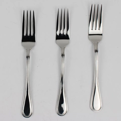 Lot Of 3 Martha Stewart Flatware MFS7 (Stainless) Dinner Forks 8.5" Long