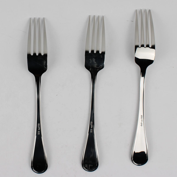 Lot Of 3 Martha Stewart Flatware MFS7 (Stainless) Dinner Forks 8.5" Long