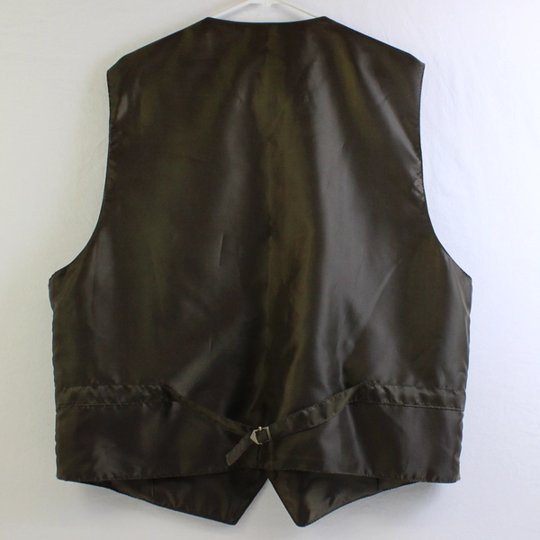 John Ashford Sport Men's 100% Leather Suede Front Olive Green & Brown Size XL