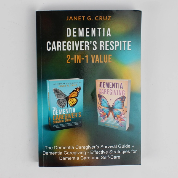 Dementia Caregiver's Respite 2-In-1 Books by Janet G Cruz 2023 Paperback