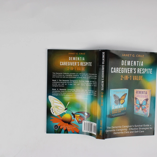 Dementia Caregiver's Respite 2-In-1 Books by Janet G Cruz 2023 Paperback