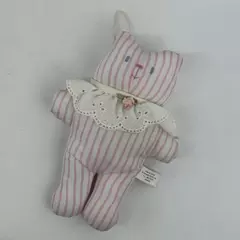 Hallmark Kitty Cat Kensington Garden Plush Ornament Sachet Vintage Toy Gift 7"
