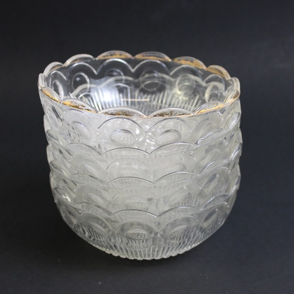 Lot of 4 Sm Vintage Ornate Decorative Glass Candy Dishes