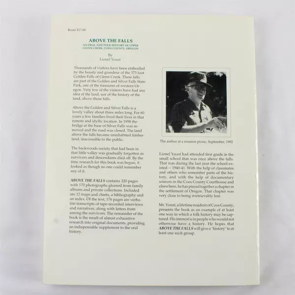 Above the Falls An Oral and Folk History of Upper Glenn Creek Paperback 