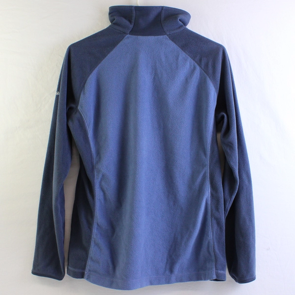 Columbia Women’s Shades of Blue Long Sleeve 1/4 Zip Pullover Fleece Size L