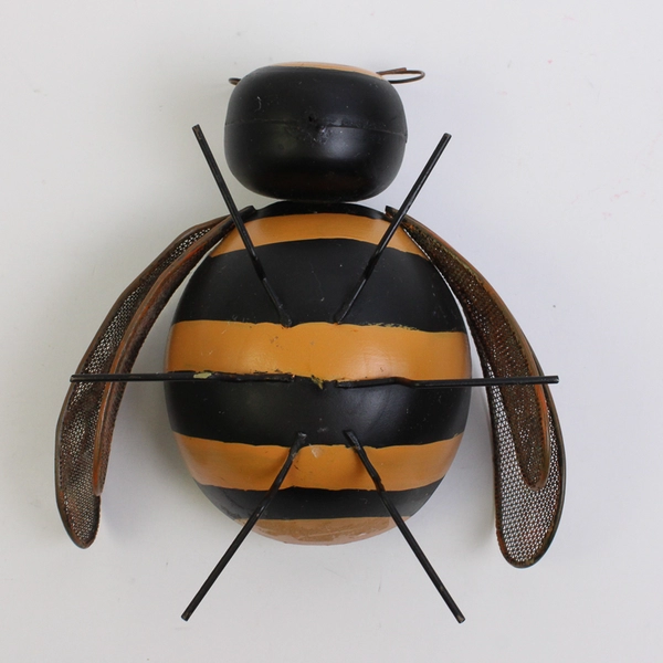 Unbranded Decorative Metal Bee Candle/Trinket Holder 3.5" Long