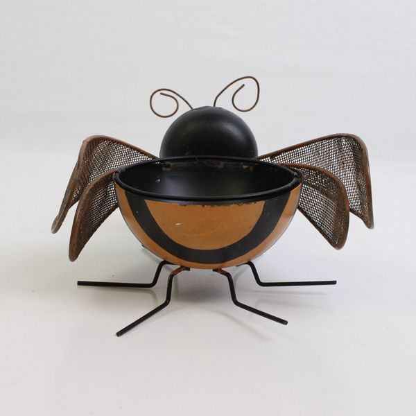 Unbranded Decorative Metal Bee Candle/Trinket Holder 3.5" Long