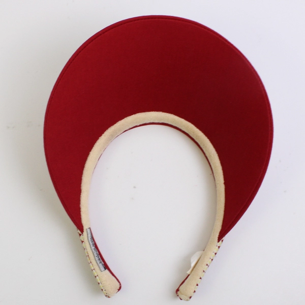 Vintage Ping Women's Red Argyle Golf Visor