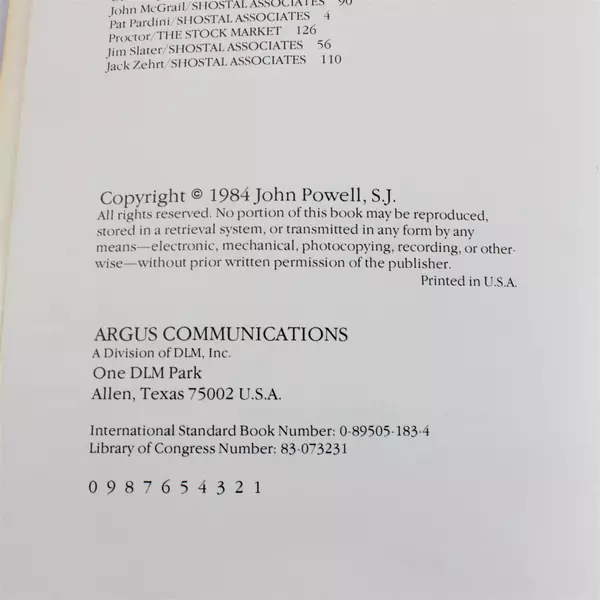 The Christian Vision: The Truth That Sets Us Free by John Powell Paperback 