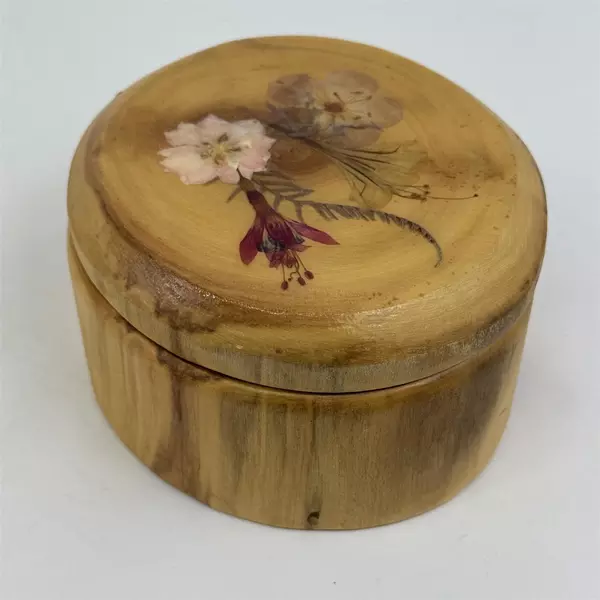 Evergreen Company Veronica's Aspenworks Jewelry Or Trinket Box