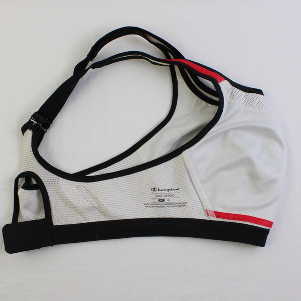 Champion Max Support Racerback Sports Bra 36C Adjustable Closure FLAWED