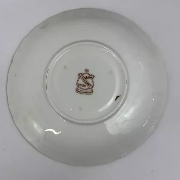 Clarence Bone China Alaska Souvenir Plate Eskimo Fishing 5.5 Inch