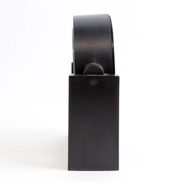 Black Tilting Base Battery Operated Quartz Desk Clock Works