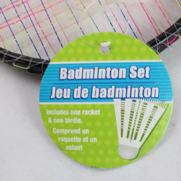 Greenbrier Badminton Set with 2 Rackets and 1 Birdie Outdoor Game Kit