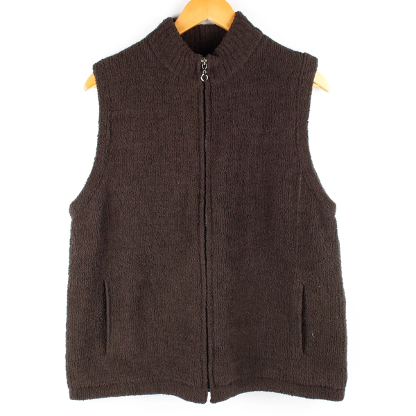 Colorado Clothing Women’s XL Plush Brown Lined Sweater Vest 
