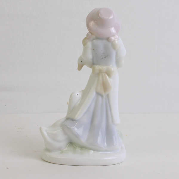Ks Collection Girl With Ducks Porcelain Figurine