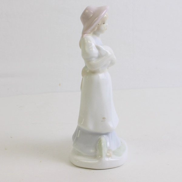 Ks Collection Girl With Ducks Porcelain Figurine