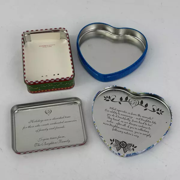 Lot of 2 Brighton Tins For Jewelry