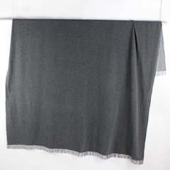 Unbranded Solid Gray Fleece Throw Blanket Queen 70" x 90"