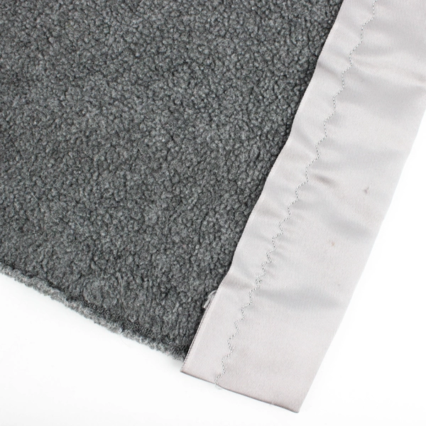 Unbranded Solid Gray Fleece Throw Blanket Queen 70" x 90"